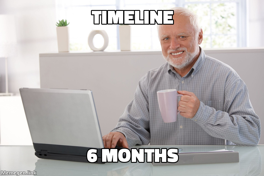 Hide the Pain Harold timeline meme